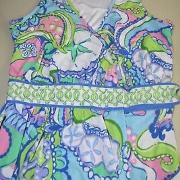 Lilly Pulitzer Blue and Green Maxi Dress - Picture 3 of 4